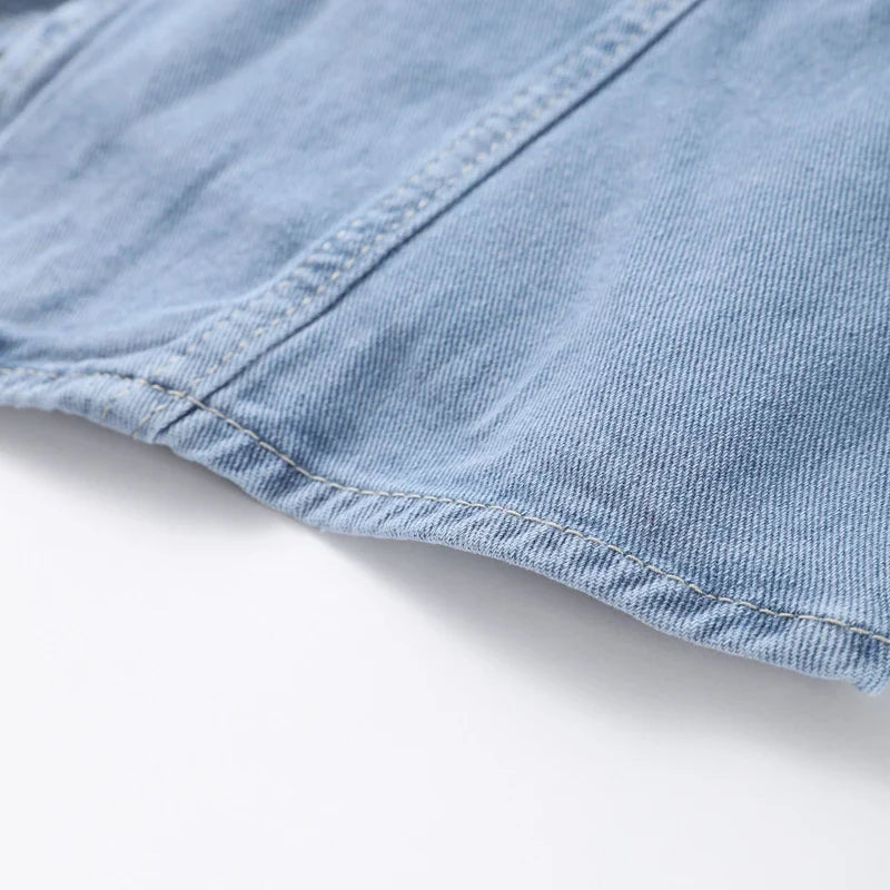 Adryana Denim Waistcoat Set