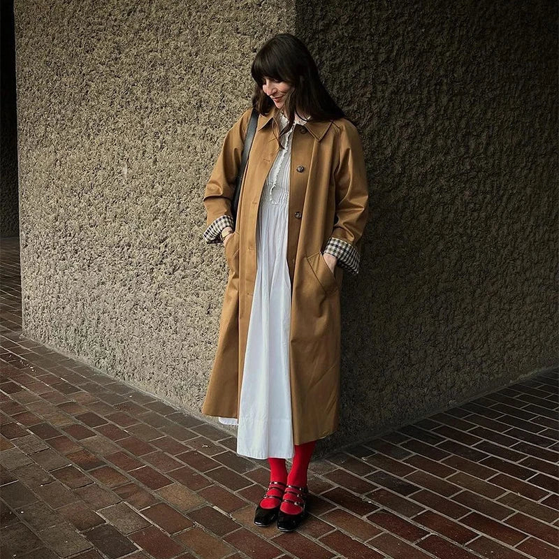 Brinley Long Trench Coat