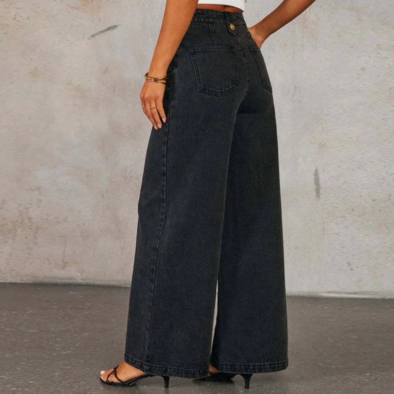 Adryana Denim Waistcoat Set