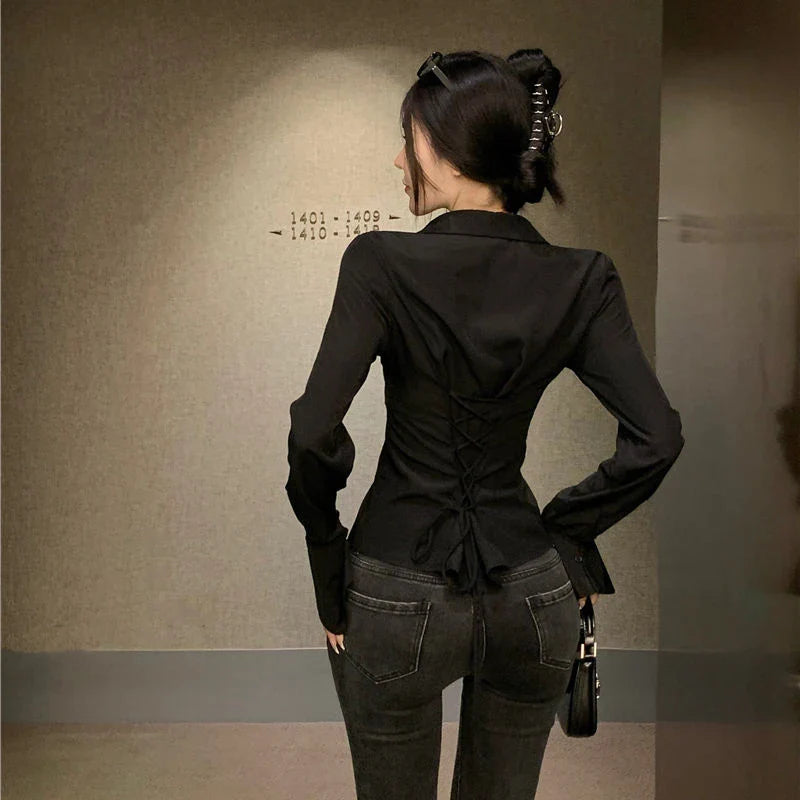 Brooke Bell Sleeves Bandage Shirt