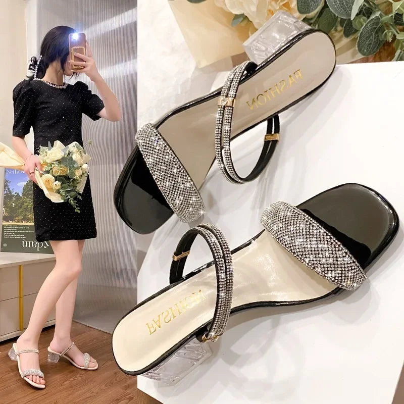 Shankey Shiny Crystal Heel