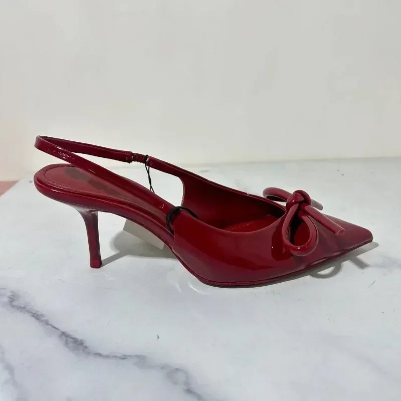 Rosy Pointed Toe Heels