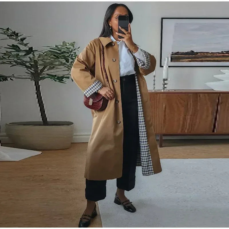 Brinley Long Trench Coat