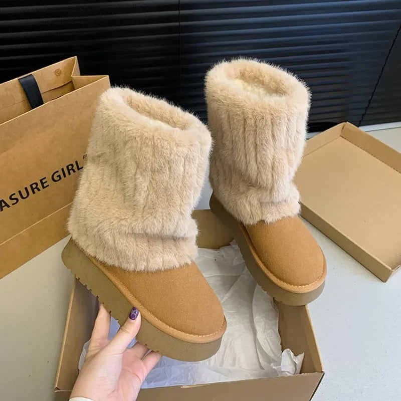Valerie Warm Furry Boots