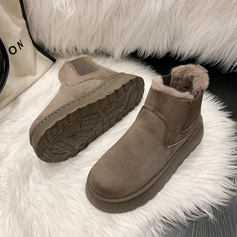 Elvera Plush Snow Boots