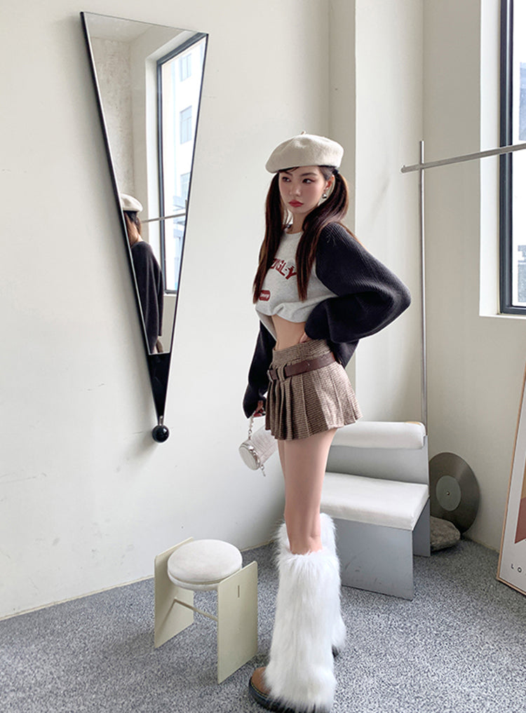 Better Behave Pleated Mini Skirt