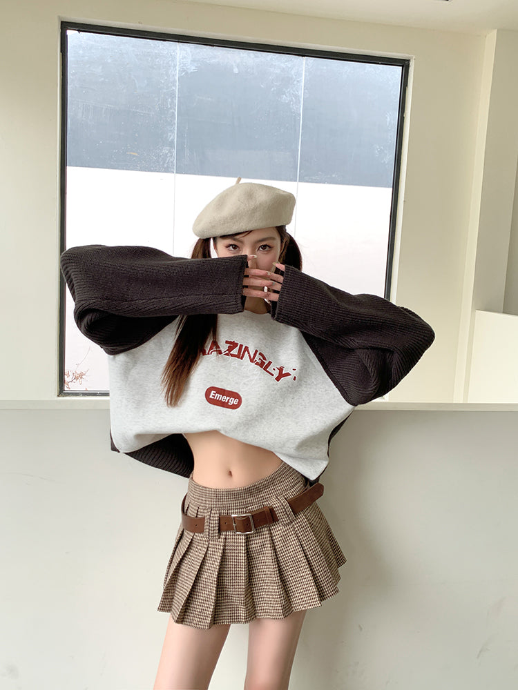 Better Behave Pleated Mini Skirt