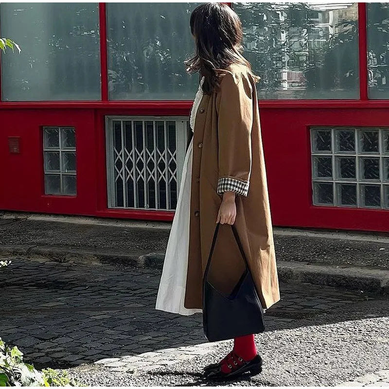 Brinley Long Trench Coat