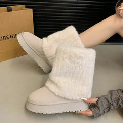 Valerie Warm Furry Boots