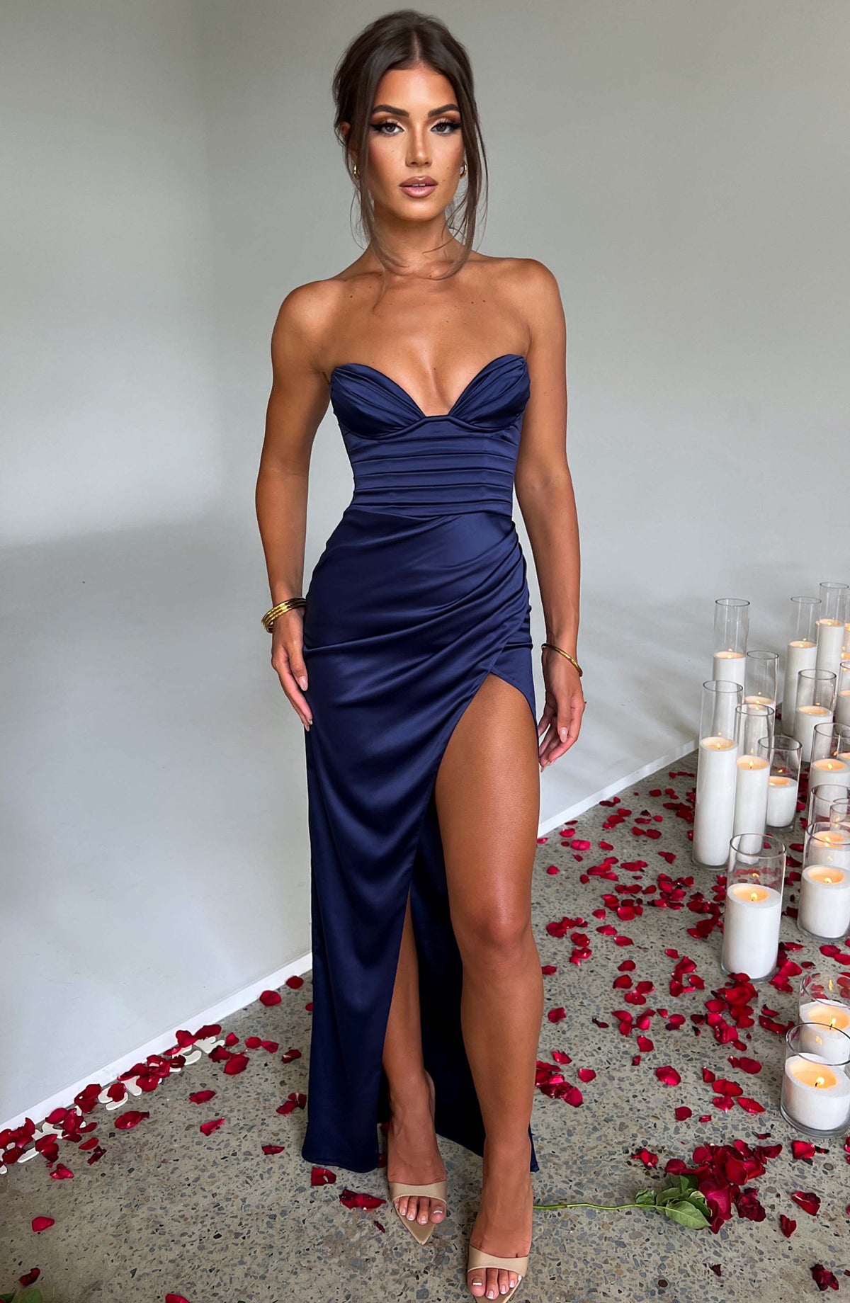 Alianna Maxi Dress - Navy Selfyy Alianna Maxi Dress - Navy Selfyy
