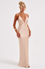 Anja Maxi Dress - Champagne