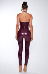 Arianna Pants - Cherry Lacquer