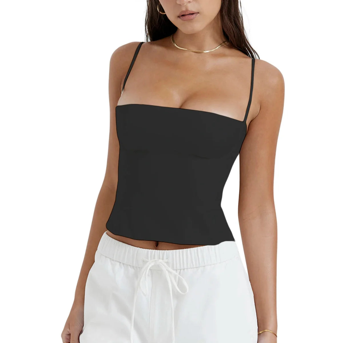 Backless Bustier Crop Top