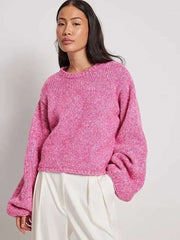 Backless Lace-up Loose Knitwear Pullovers Sweaters