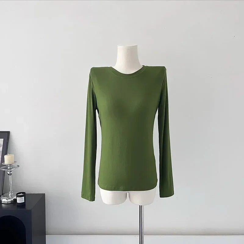 Basic O-neck Elegant T Shirt