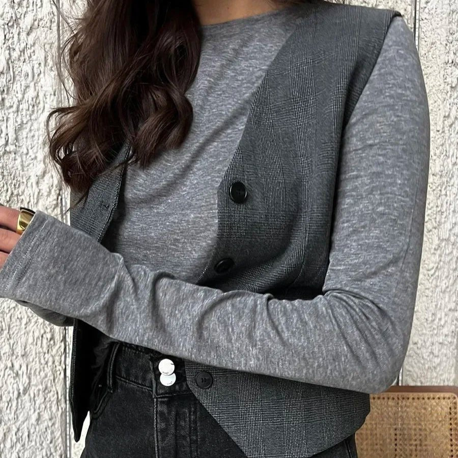 Basic O-neck Elegant T Shirt