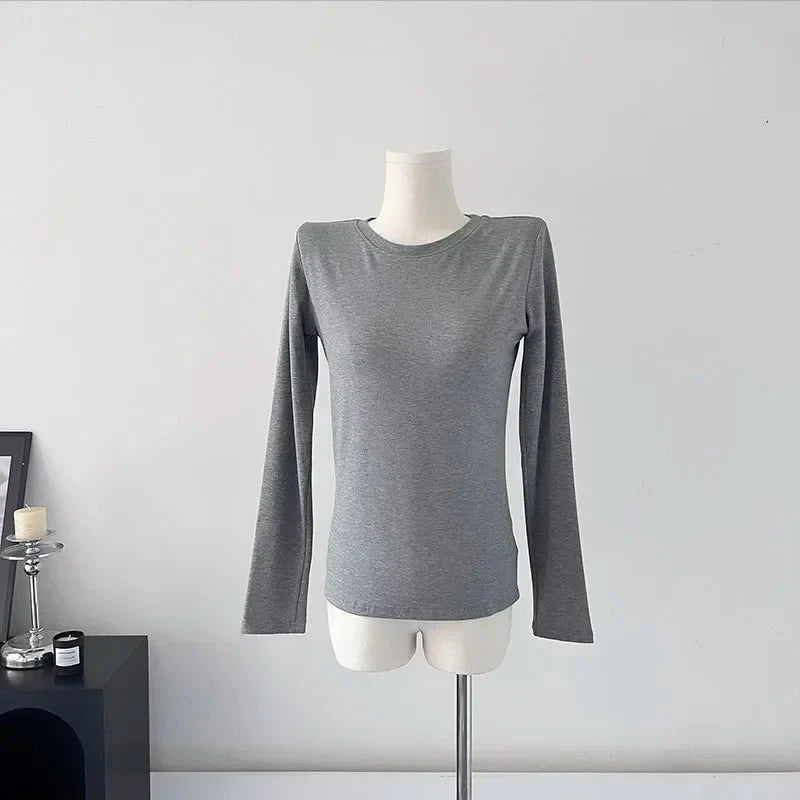 Basic O-neck Elegant T Shirt