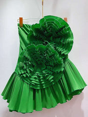 Big 3D Flower Classy Stretchy Tops