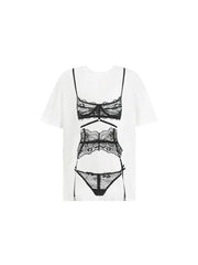 Bikini Printed Loose Short Sleeve T-shirt