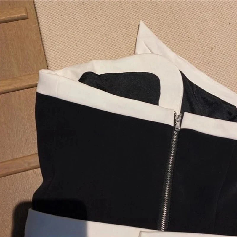 Black Off the Shoulder Bow Tank Top