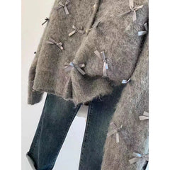 Bow Knitted Cardigan