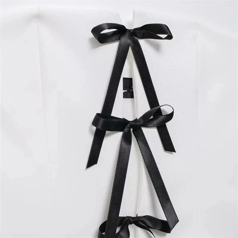 Bow Tie Tube Crop Top