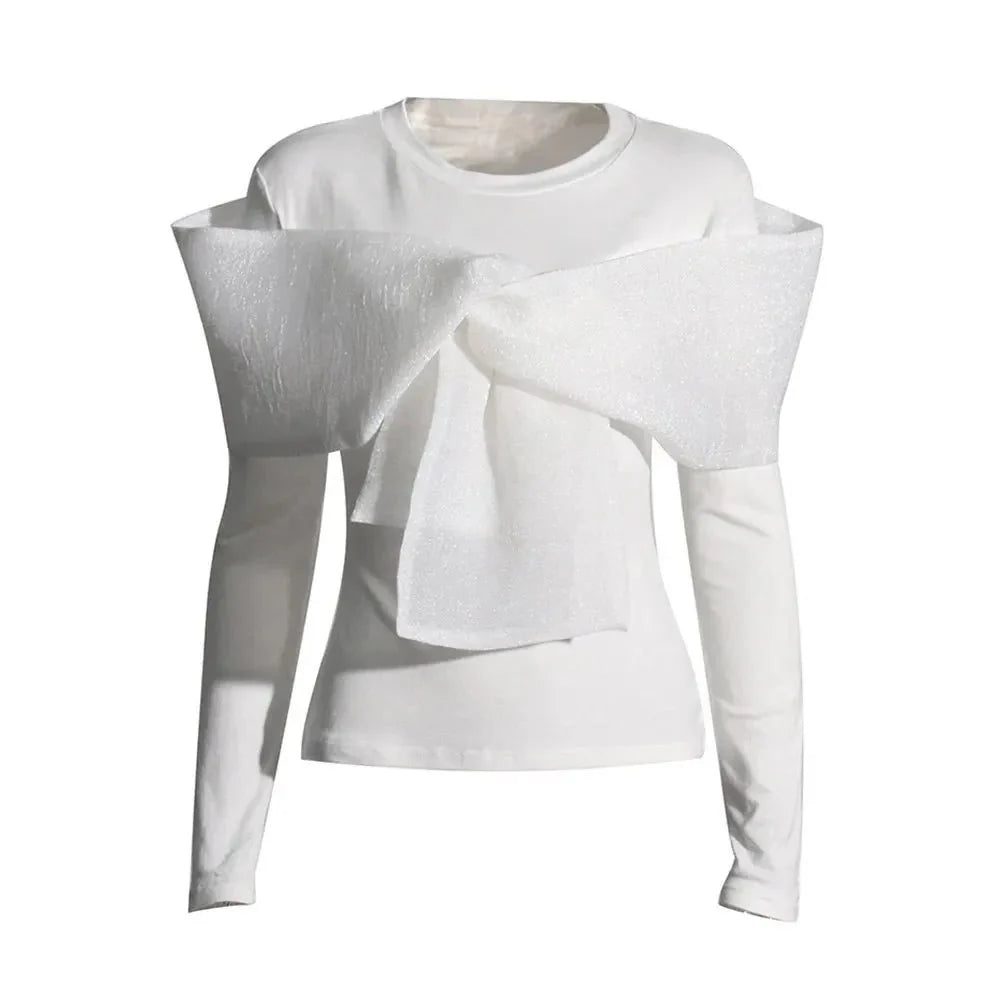 Bowknot Slim Minimalist T-Shirts