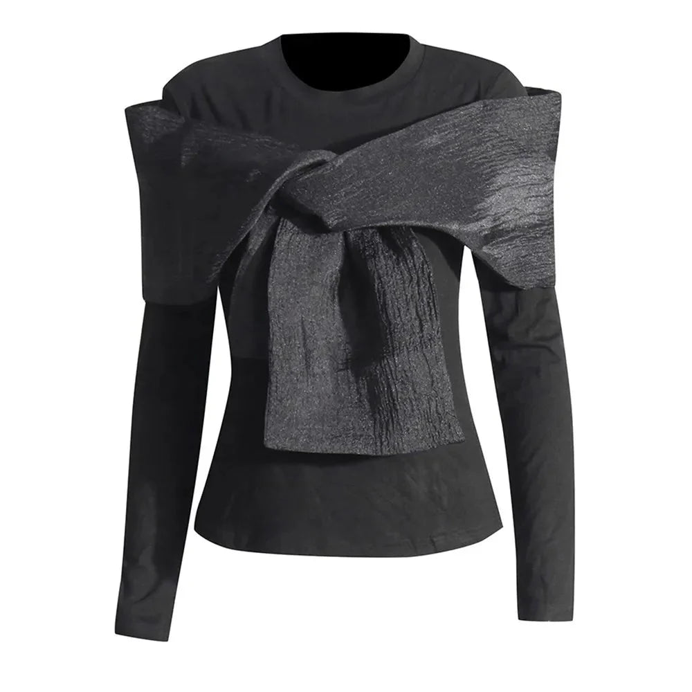 Bowknot Slim Minimalist T-Shirts