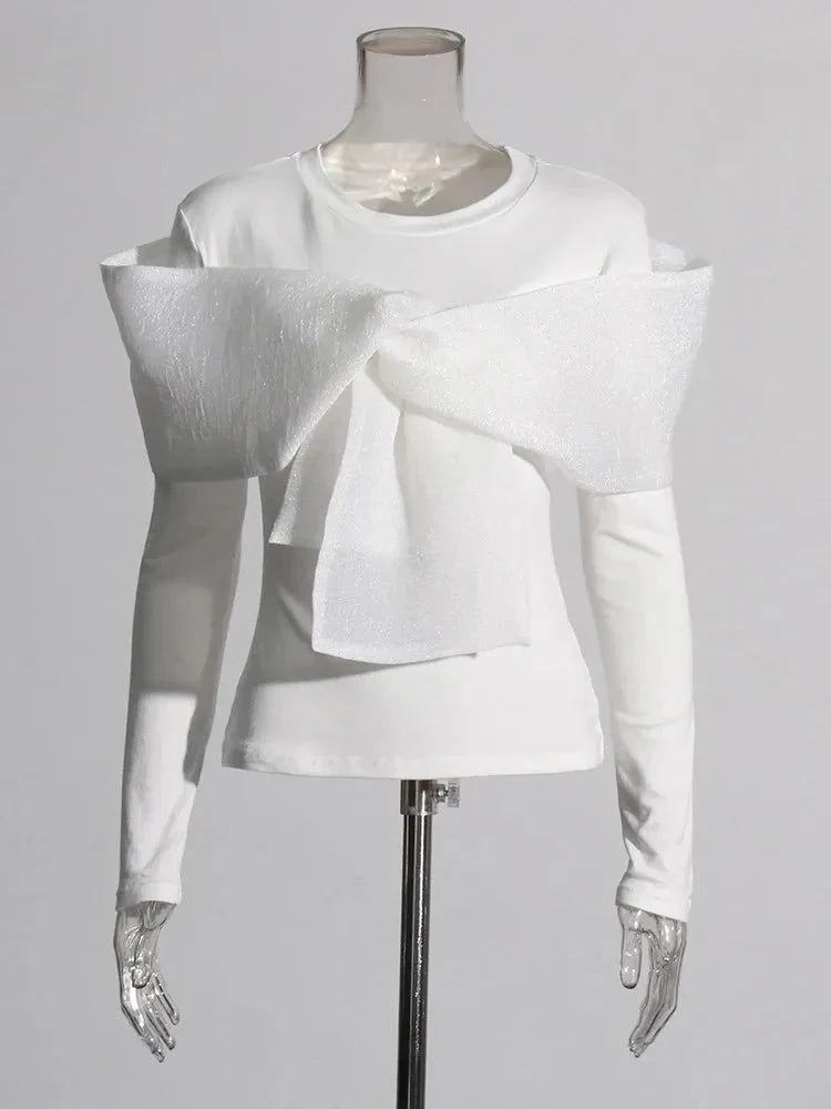 Bowknot Slim Minimalist T-Shirts