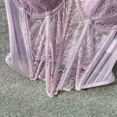 Bows Camisole Lace-Up Bra Camis Tank Top