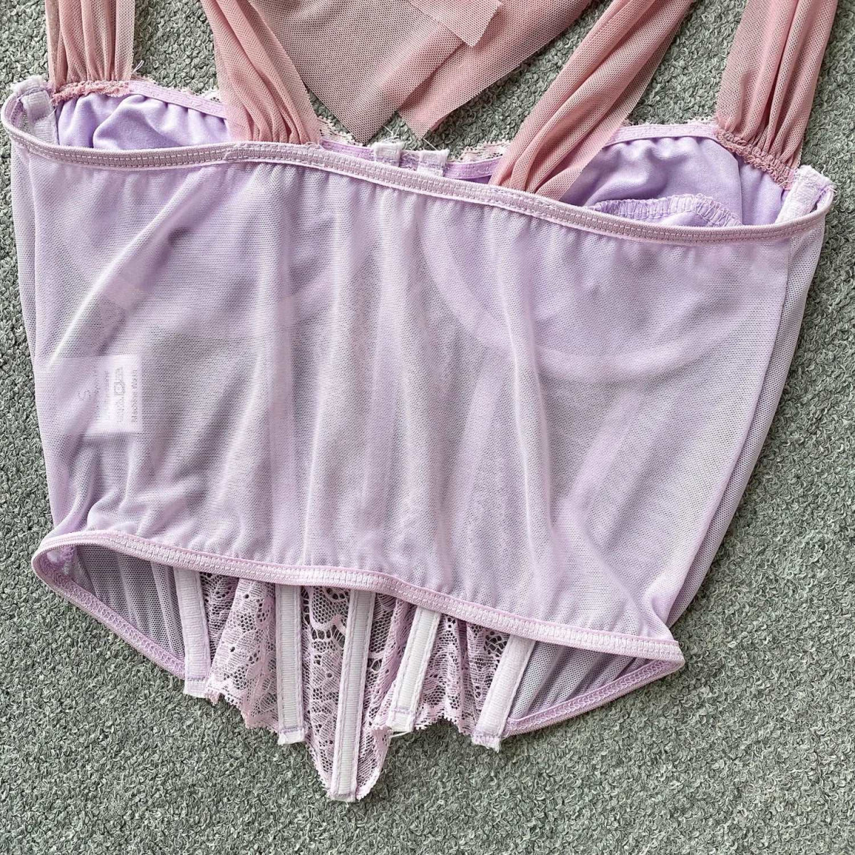 Bows Camisole Lace-Up Bra Camis Tank Top