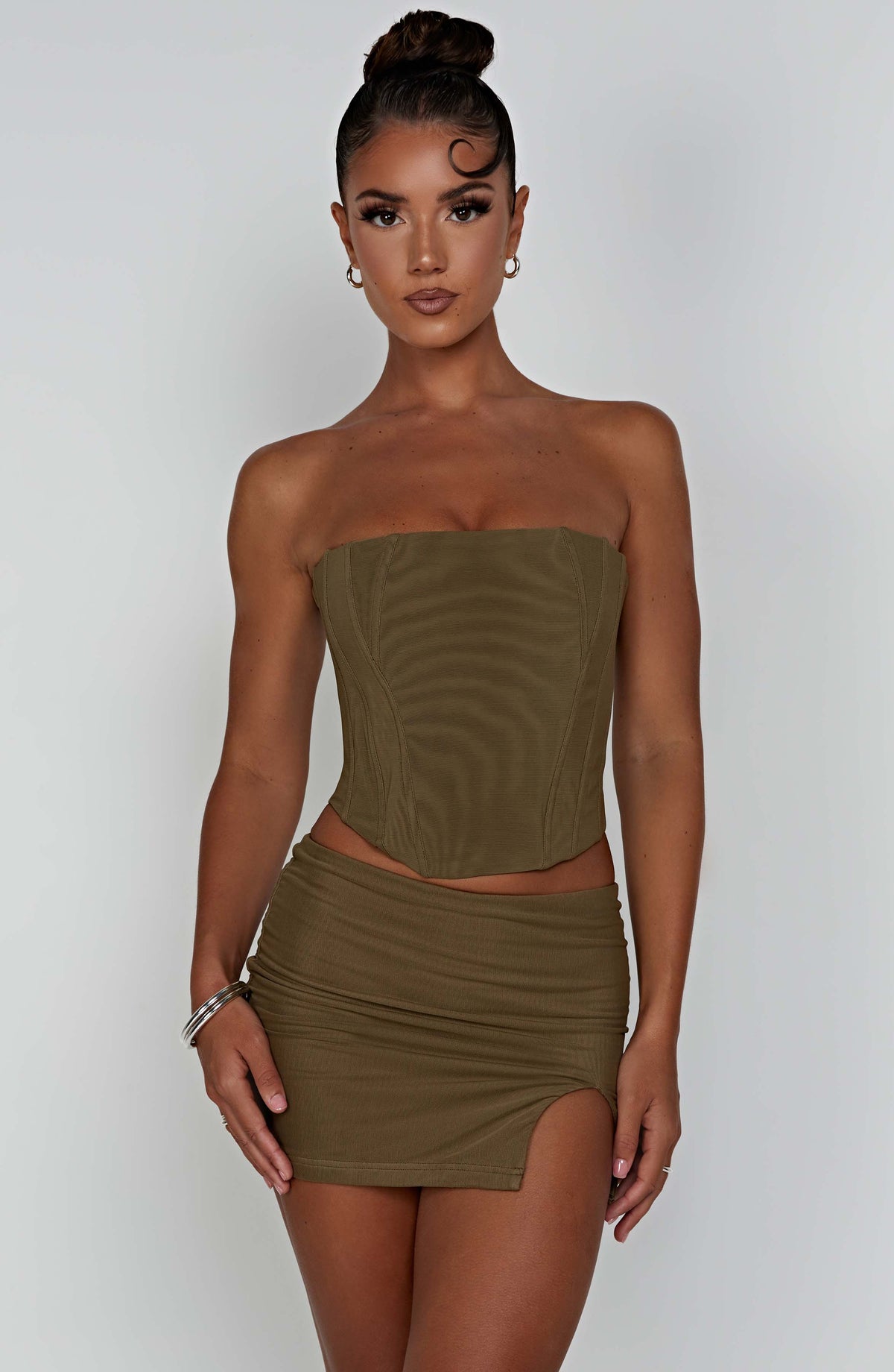 Cami Corset - Khaki