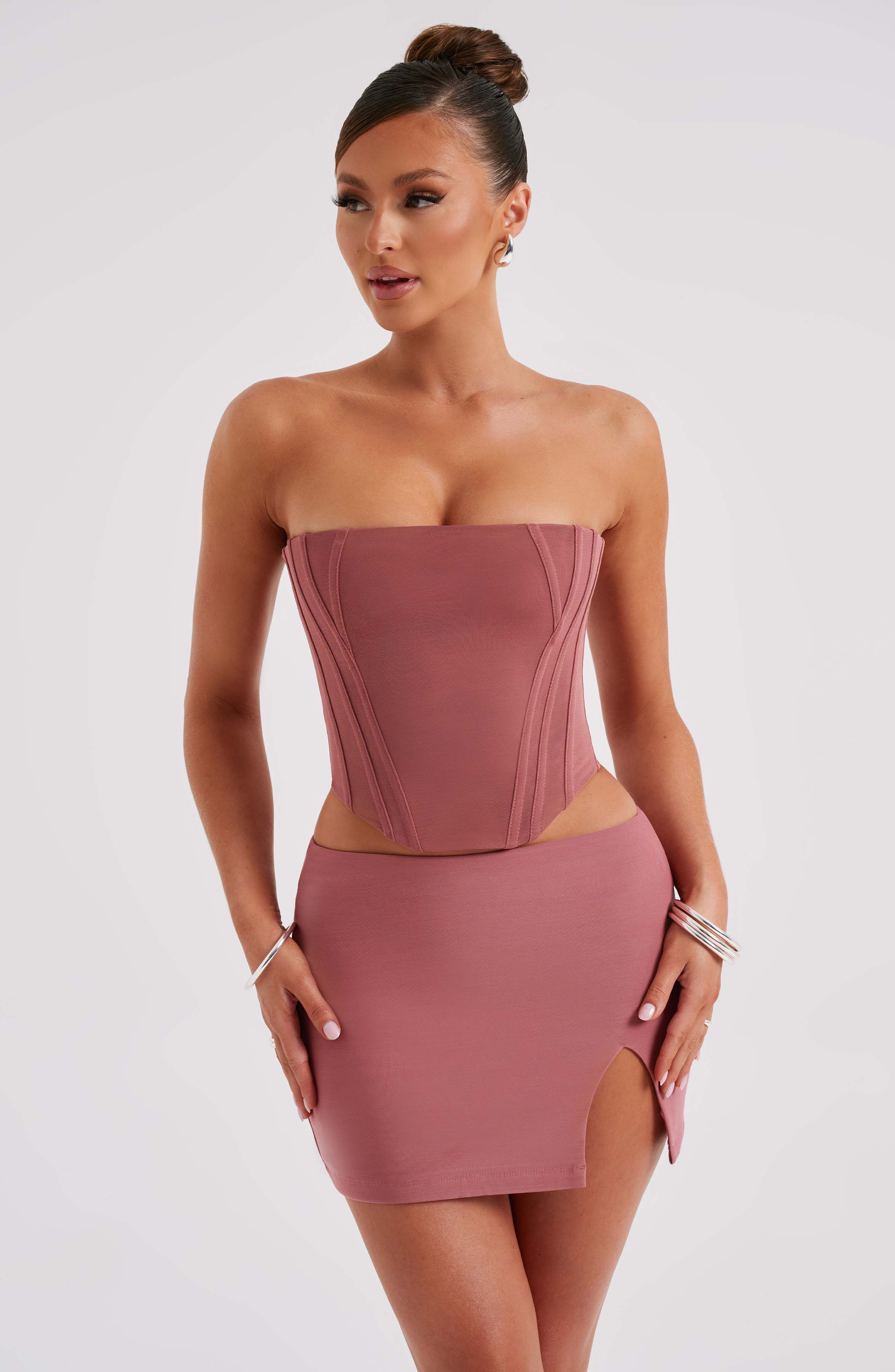 Cami Corset - Rose Pink