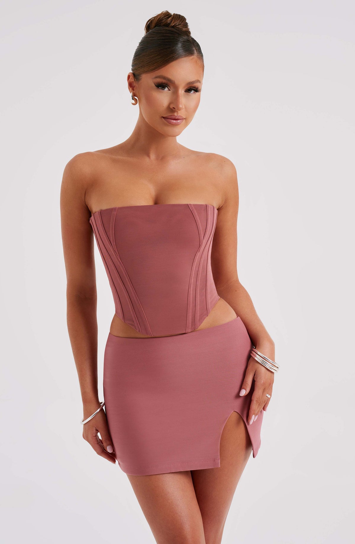 Cami Corset - Rose Pink