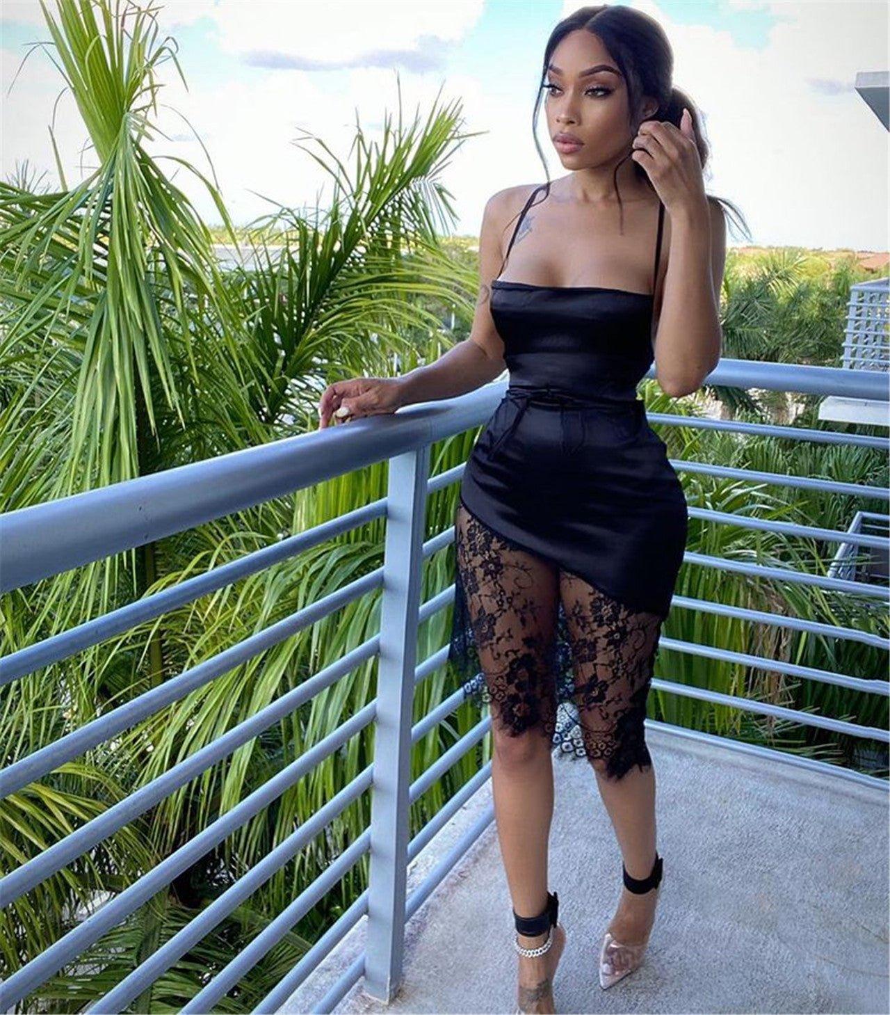 Camilla Lace Up Dress