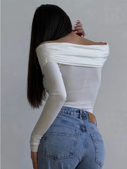 Casual High-Stretch Patchwork Top