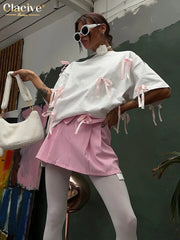 Casual Loose White T-Shirt