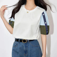 Casual O-Neck Short Sleeve T-Shirt