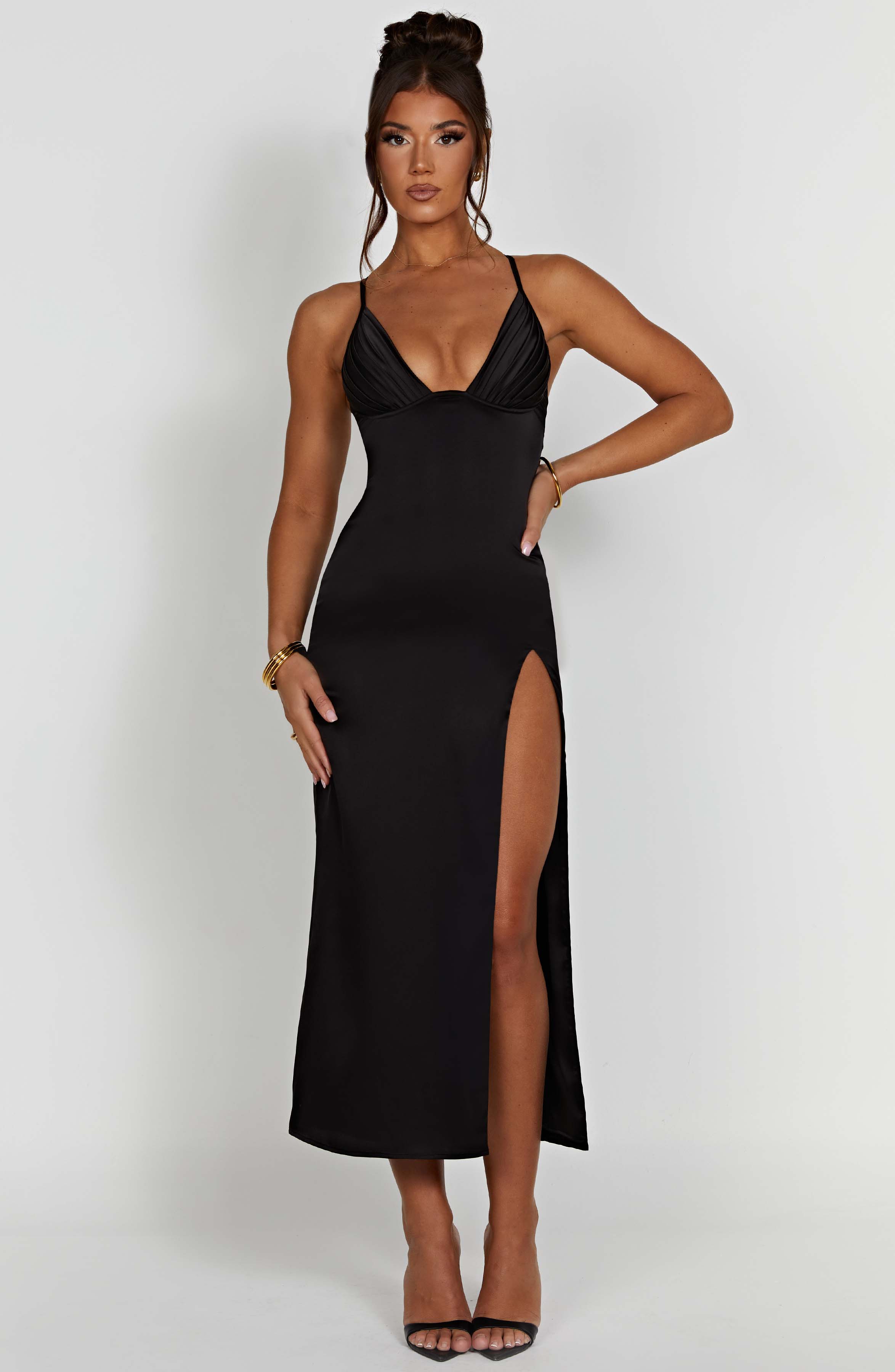 Cece Midi Dress - Black