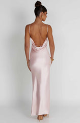 celestina maxi dress in purple fitted lace wedding dress Celestina Maxi Dress