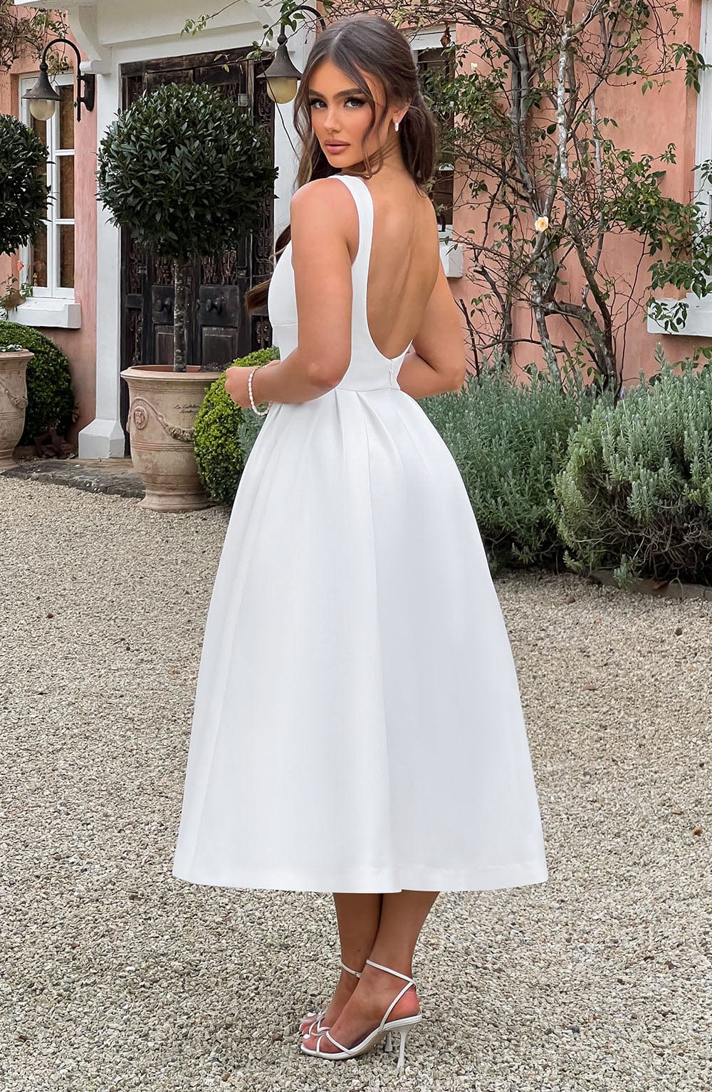 Clarabella Midi Dress - Ivory