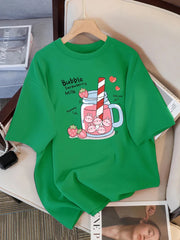 Cotton Breathable Summer Streetwear Tee