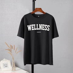 Cotton Casual Soft O-neck Short Sleeve Basic Tops