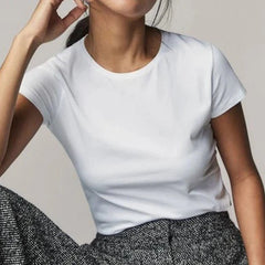Cotton Classic Solid T-Shirt