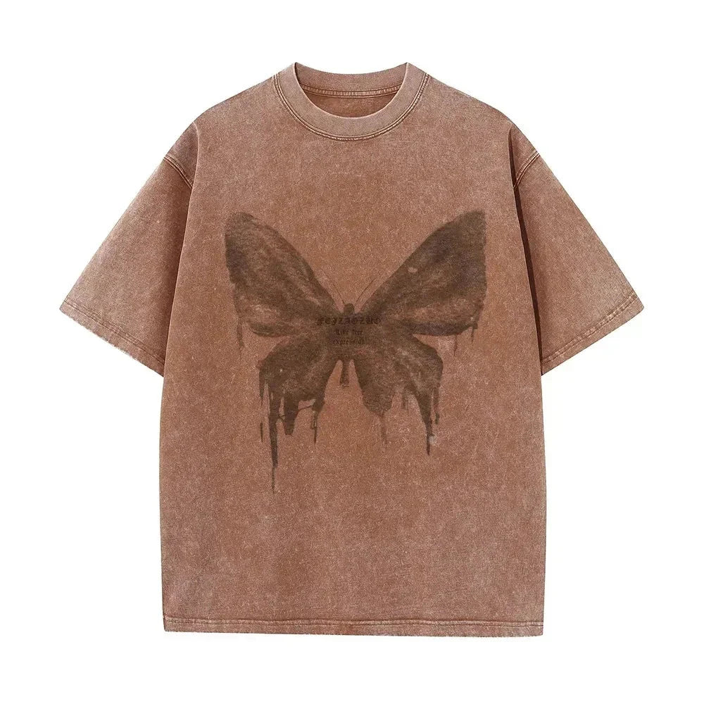 Cotton Vintage Retro Oversized T-Shirts