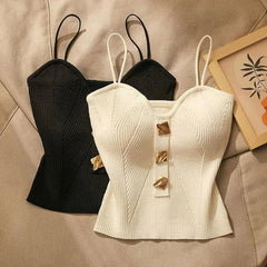 Cross-Knit Summer Camisole