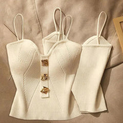 Cross-Knit Summer Camisole