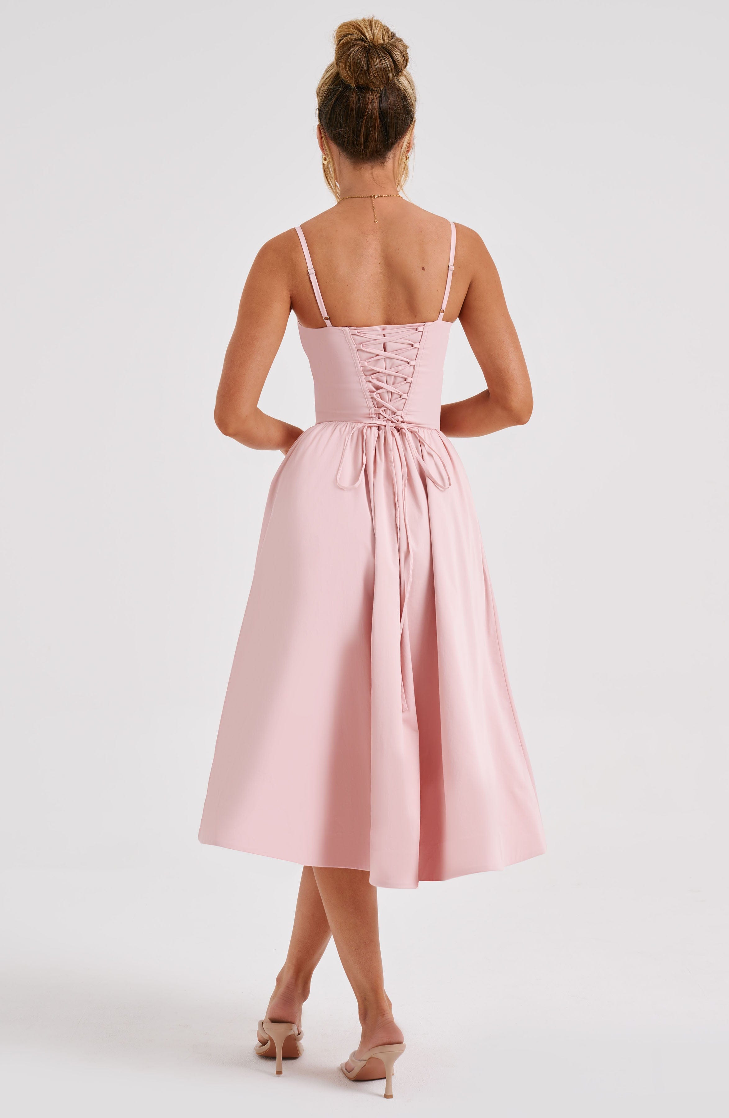 Daisey Midi Dress - Blush