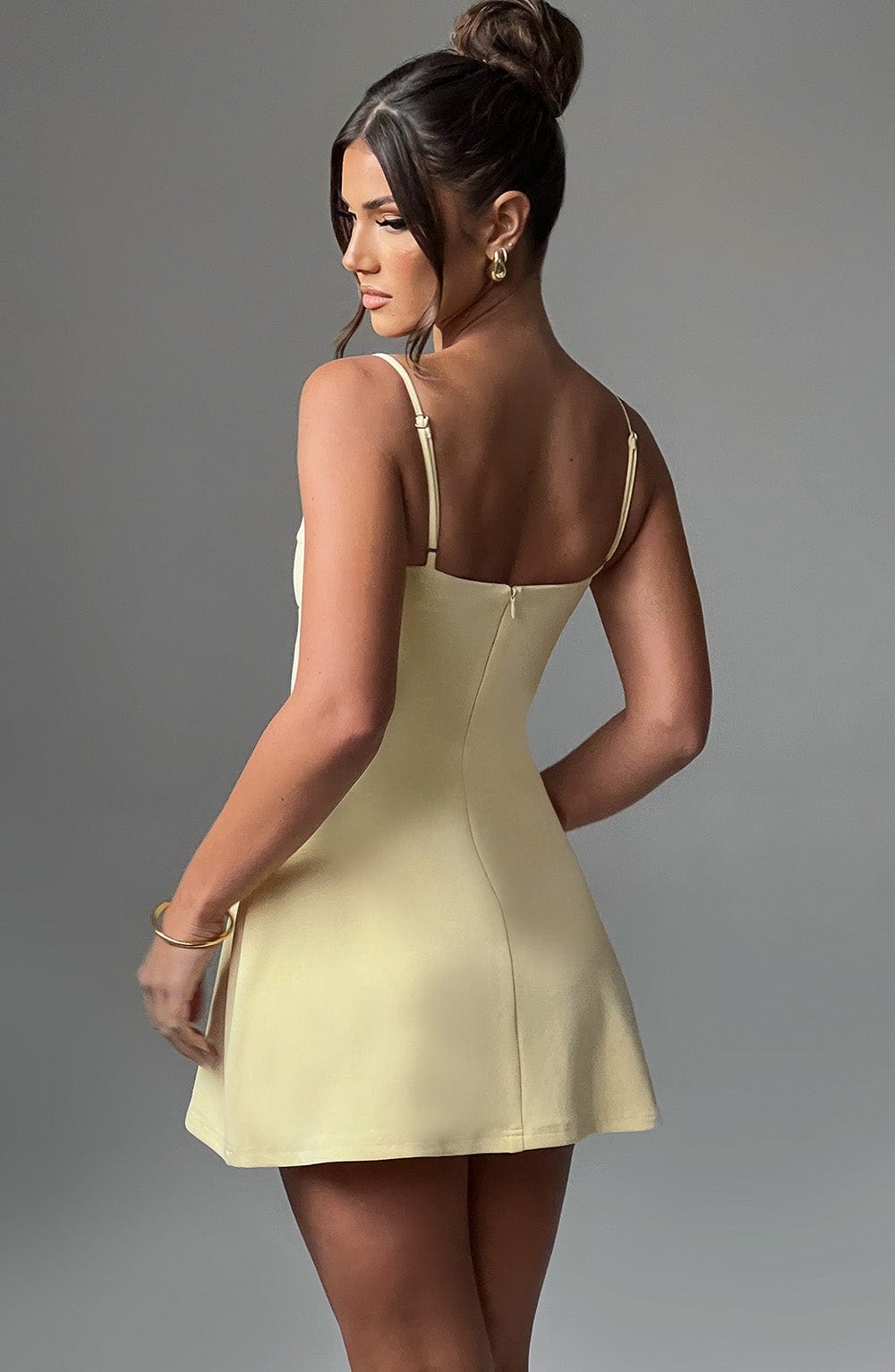 Dakota Mini Dress - Lemon