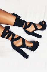 Danica Block Heels - Black